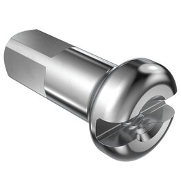 DT Swiss Spoke Nipple DT Brass 2.0x12 mm 14GA Silver EACH