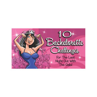 OZZE CREATIONS COUPONS PARTY GAME VOUCHERS 10 BACHELORETTE CHALLENGES