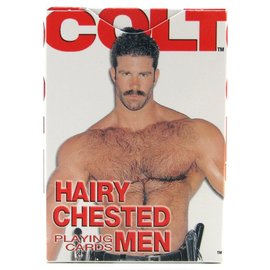 CALIFORNIA EXOTICS HAIRY CHESTED MEN PLAYING CARDS