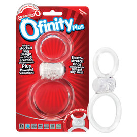 SCREAMING O SCREAMING O OFINITY PLUS COCK RINGS WITH VIBE