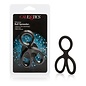 CALIFORNIA EXOTICS COCK RING/BALL SPREADER CALEX SILICONE BLACK