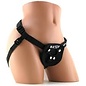 PIPEDREAM BASIX RUBBER WORKS UNIVERSAL HARNESS BLACK ONE SIZE