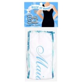 LITTLE GENIE SASH MAID OF HONOR PARTY PINK OR WHITE