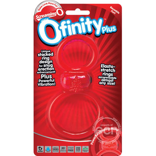 SCREAMING O SCREAMING O OFINITY PLUS COCK RINGS WITH VIBE
