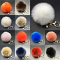 DH GATE GENUINE BUNNY TAIL KEYCHAIN REAL FUR VARIETY