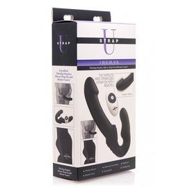 STRAP U VIBRATING STRAPLESS STRAP ON DILDO
