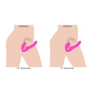 STRAP U VIBRATING STRAPLESS STRAP ON DILDO