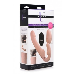 STRAP U VIBRATING STRAPLESS STRAP ON DILDO