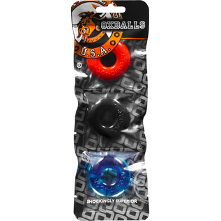 OXBALLS OXBALLS RINGER DONUT RINGS PACK OF 3