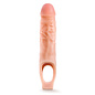 BLUSH PERFORMANCE PLUS SILICONE COCK SHEATH PENIS EXTENDER FLESH