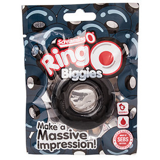 SCREAMING O RINGO BIGGIES COCK RING BLACK