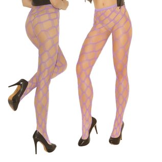 ELEGANT MOMENTS EM PANTYHOSE DIAMOND NET ONE SIZE PURPLE
