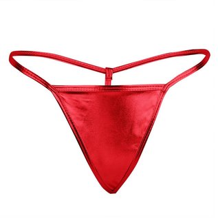 "O" HEAVENS MICRO G STRING THONG METALLIC ONE SIZE