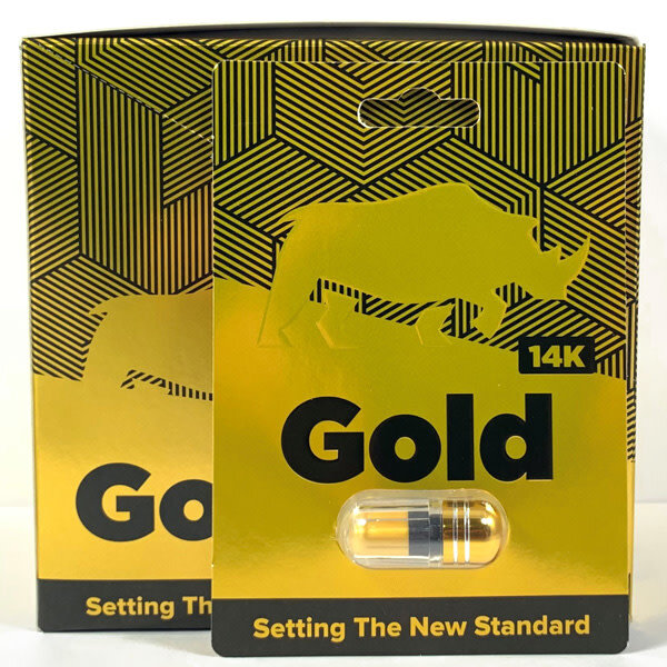 RHINO 14K GOLD PILL IN STORE ONLY