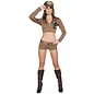 ROMA ROMA COSTUME 2 PIECE SULTRY SOLDIER BROWN/CAMO