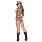 ROMA ROMA COSTUME 2 PIECE SULTRY SOLDIER BROWN/CAMO