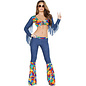 ROMA ROMA GROOVY LOVE CHILD COSTUME BLUE MEDIUM