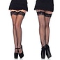 LEG AVENUE THIGH HIGH STAY UP LACE FISHNET