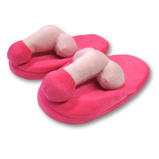 OZZE CREATIONS SLIPPERS BIG PECKERS PINK