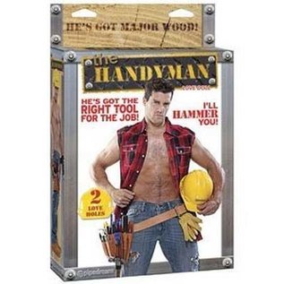 CALIFORNIA EXOTICS LOVE DOLLS  LIFE SIZE THE HANDYMAN