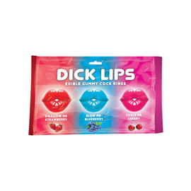 HOT PRODUCTS DICK LIPS EDIBLE GUMMY COCK RINGS