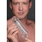 XR BRAND SIZE MATTERS ENHANCEMENT PROSTHETIC 7" CLEAR RIBBED