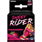 PARADISE PRODUCTS RIDER CONDOM SWEET STRAWBERRY 3 PK