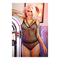 FANTASY LINGERIE FANTASY LINGERIE I'D HIT THAT CAGED CAMI AND CHEEKY PANTY M/L