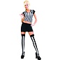 MUSIC LEGS COSTUME SEXY REFEREE BLACK/ WHITE M/L