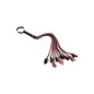 FLOGGER SPORTSHEETS  SAFFRON CAT "O" NINE BRAIDED RED BLACK