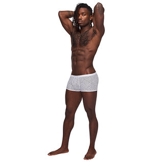 MALE POWER SHORTS MP MENS  SNEAK PEEK MINI WHITE LG