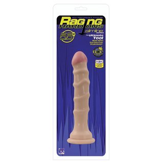 DOC JOHNSON RAGING HARD-ON SLIMLINE DILDO  5.5" VANILLA