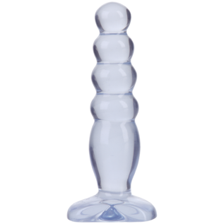 DOC JOHNSON CRYSTAL JELLIES ANAL DELIGHT CLEAR 5"