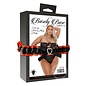 BARELY BARE BARELY BARE BRA & THONG SET SATIN & LACE QUEEN SIZE