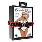 BARELY BARE BARELY BARE BRA & THONG SET SATIN AND LACE QUEEN