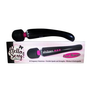 HELLO SEXY HELLO SEXY RECHARGEABLE POWER MASSAGER BLACK