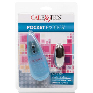 CALEX POCKET EXOTIC IMPULSE EGG SILVER