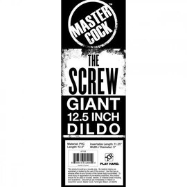 MASTER SERIES THE GIANT SCREW DONG 12.5" BLACK