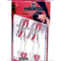 XR BRAND MASTER SERIES CHARMED HEART NIPPLE CLAMPS