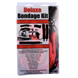 S & G PLEASURE DELUXE EVERYTHING BONDAGE KIT-RED