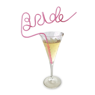 LITTLE GENIE BRIDE STRAW GLITTERATI