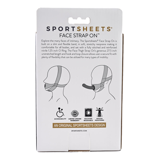 FACE HARNESS STRAP ON BLACK