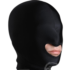 STRICT LEATHER STRICT LEATHER PREMIUM SPANDEX HOOD W/MOUTH OPENING-BLACK