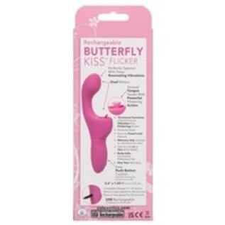 CALIFORNIA EXOTICS RECHARGEABLE BUTTERFLY KISS FLICKER