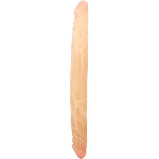 BLUSH B YOURS DOUBLE ENDED DONG 14" VANILLA