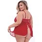SEVEN TILL MIDNIGHT BABYDOLL & THONG LACE