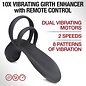 TRINITY TRINITY GIRTH ENHANCER W/ REMOTE VIBE 10X BLACK