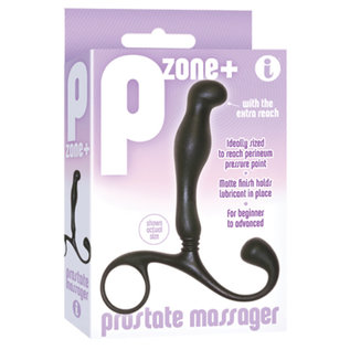 THE 9'S THE 9'S P+ ZONE PROSTATE MASSAGER BLACK