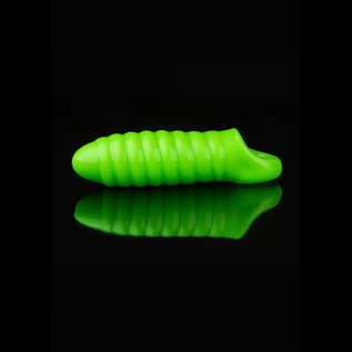 SHOTS TOYS OUCH GLOW SWIRL THICK STRETCHY PENIS SLEEVE