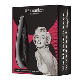 LOVEHONEY WOMANIZER MARILYN MONROE CLIT STIM BLACK MARBLE